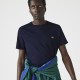 Lacoste Basic Crew Neck Pima Tee - Navy Blue